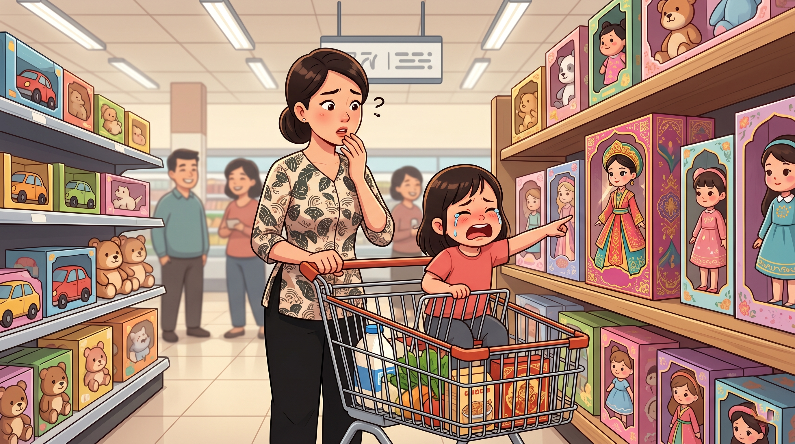 Khủng hoảng mua sắm của trẻ