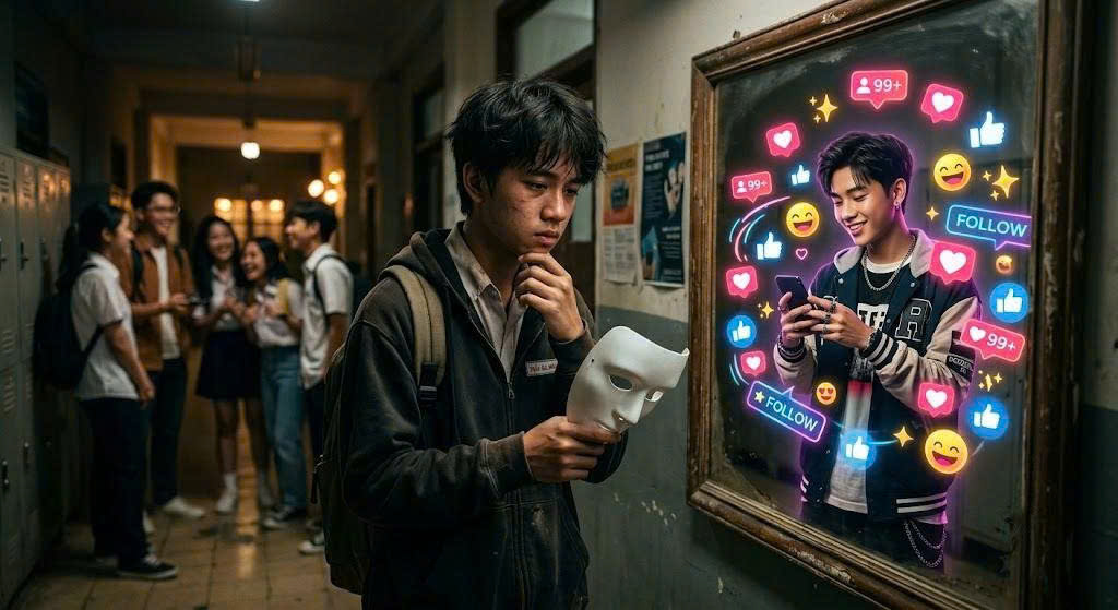 Che giấu mình sau chiếc mặt nạ